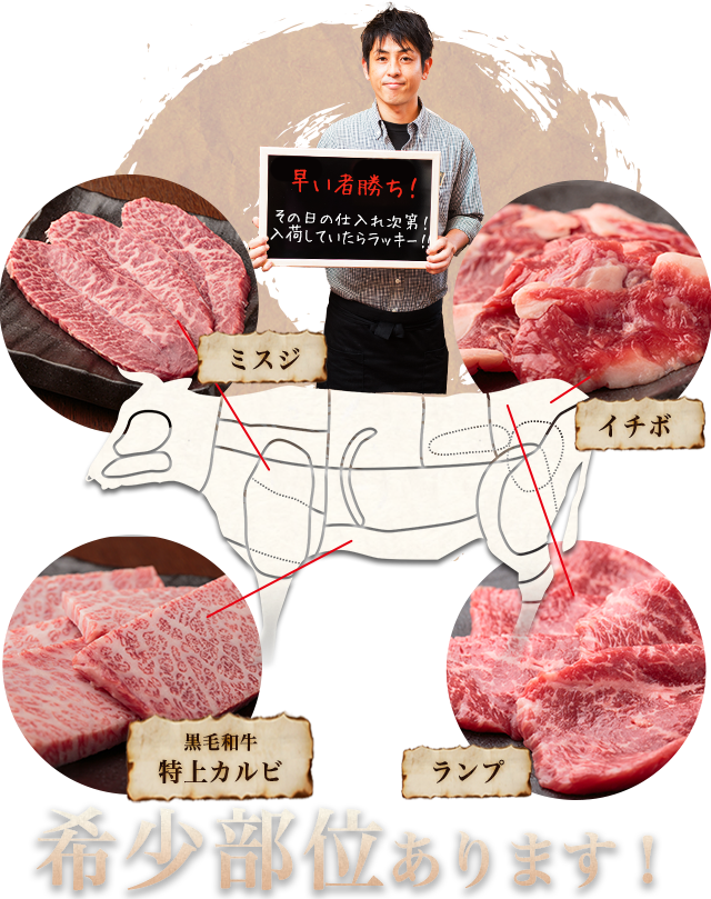 希少部位でも